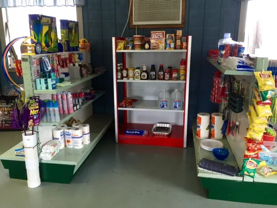 Camp store: groceries